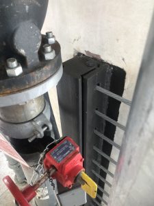 Correct Barrier Cable installation with obstructions.