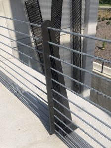 Welded barrier cable installation
